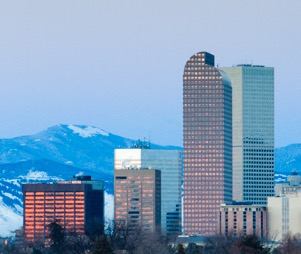 Denver, Colorado downtown skyline