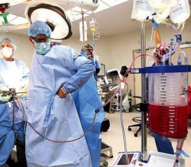 Surgeons in an operating room